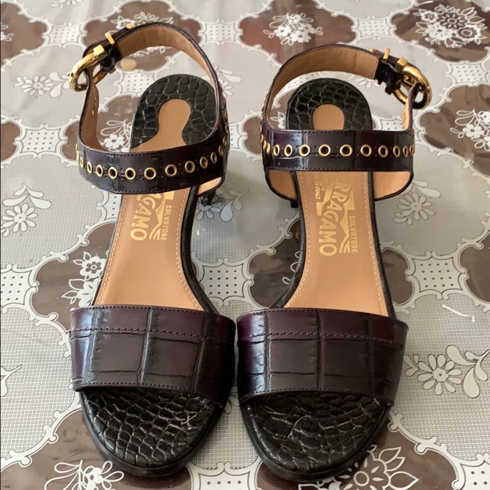 Salvatore Ferragamo Low Heel/Sandal Leather